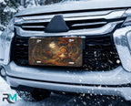 Woodland Tanuki Moonlit Forest Vanity Plate - Road Muse