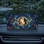 Yin Yang Koi Fish Vanity Plate - Road Muse